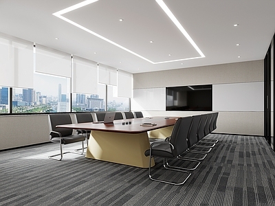 现代会议室 现代办公会议室