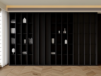 现代简约书柜 开放书柜 满墙书柜 客厅书柜 书房书柜 成品书柜