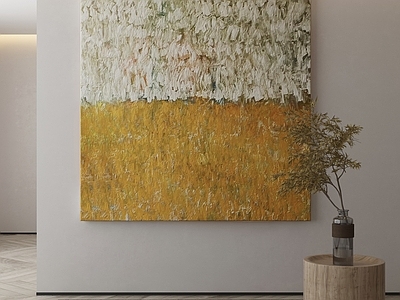 现代侘寂挂画 油画 书房挂画 茶室挂画 客厅挂画 玄关挂画