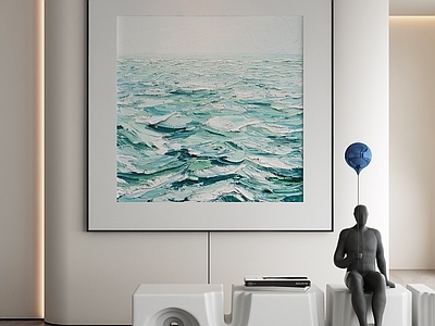 现代侘寂挂画 油画 书房挂画 茶室挂画 客厅挂画 玄关挂画
