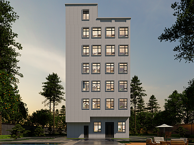 现代别墅 自建房别墅 乡村自建房 农村自建房 农村民房