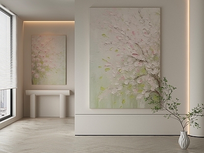 现代侘寂挂画 油画 书房挂画 茶室挂画 客厅挂画 玄关挂画