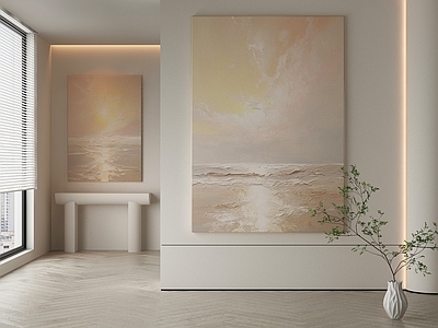 现代侘寂挂画 油画 书房挂画 茶室挂画 客厅挂画 玄关挂画