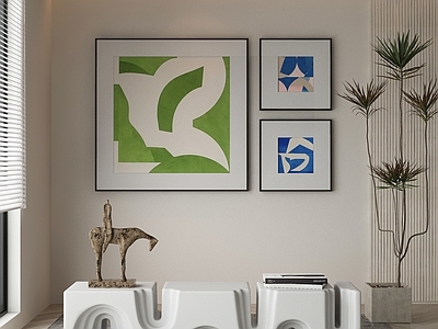 现代侘寂挂画 油画 书房挂画 茶室挂画 客厅挂画 玄关挂画