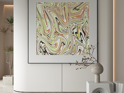 现代侘寂挂画 油画 书房挂画 茶室挂画 客厅挂画 玄关挂画