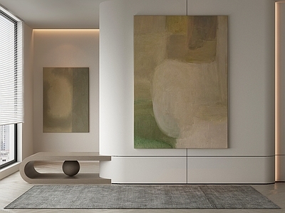 现代侘寂挂画 油画 书房挂画 茶室挂画 客厅挂画 玄关挂画