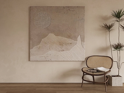 现代侘寂挂画 油画 书房挂画 茶室挂画 客厅挂画 玄关挂画