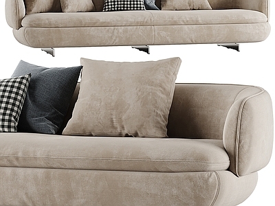 现代欧式双人沙发 休闲沙发