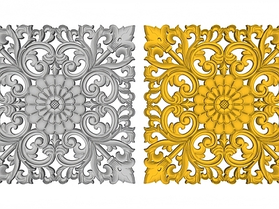 现代欧式背景墙 雕花图框 浮雕 方形欧花洋花 雕刻 画