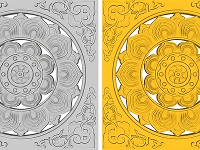 现代欧式背景墙 雕花图框 浮雕 方形欧花洋花 雕刻 画