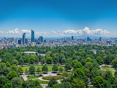 现代其它外景 城市白天街道外景