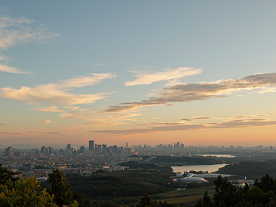 现代其它外景 晚霞 火烧云傍晚 落日 夕阳