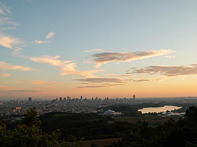 现代其它外景 晚霞 火烧云傍晚 落日 夕阳
