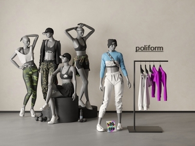 多人 运动装人体模特 内衣人体 服装店人体模特 运动模特 衣架