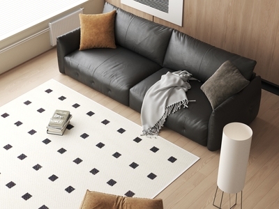 现代双人沙发 单人沙发 有扶手