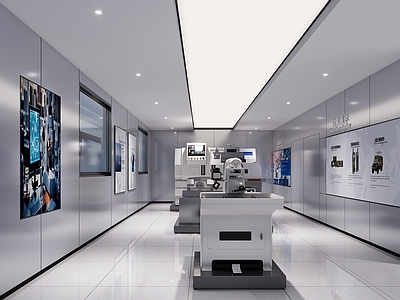 现代其他通用空间 展厅 机器