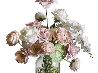 现代法式花艺 现代鲜花 花卉 花瓶 艺术插花 花朵