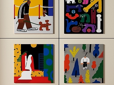 现代简约挂画 女孩房挂画 书房挂画 客厅挂画 玄关挂画 办公室挂画