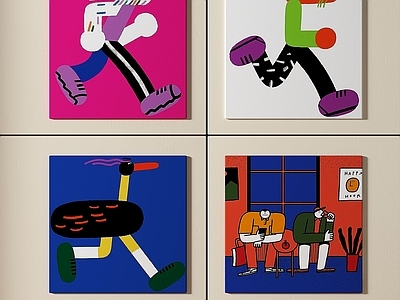 现代简约挂画 女孩房挂画 书房挂画 客厅挂画 玄关挂画 办公室挂画