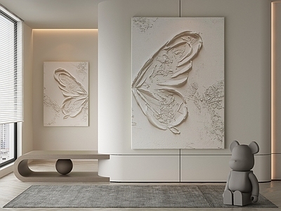 现代侘寂挂画 油画 书房挂画 茶室挂画 客厅挂画 玄关挂画