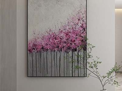 现代侘寂挂画 油画 书房挂画 茶室挂画 客厅挂画 玄关挂画