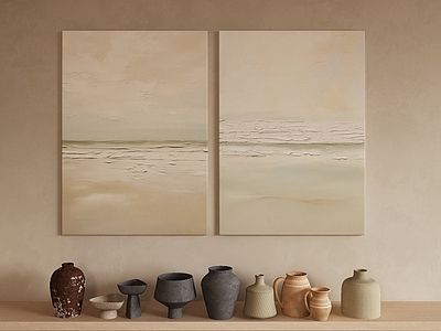 现代侘寂挂画 油画 书房挂画 茶室挂画 客厅挂画 玄关挂画