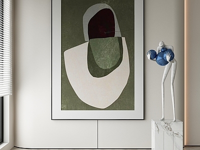 现代侘寂挂画 油画 书房挂画 茶室挂画 客厅挂画 玄关挂画