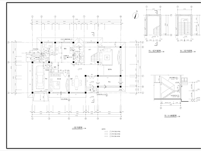 新中式中古民宿建筑 餐饮建筑 太空舱 民宿 ca 施工图
