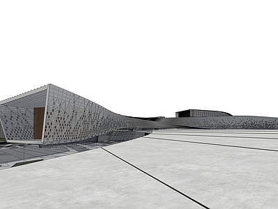 现代展览馆建筑 展览馆 美术馆 艺术馆