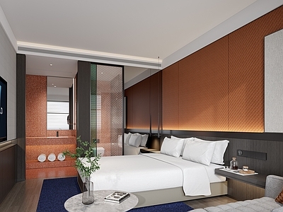 现代酒店客房 客房