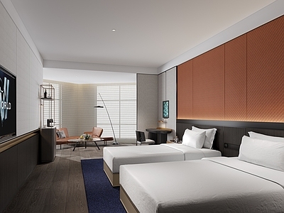 现代酒店客房 客房