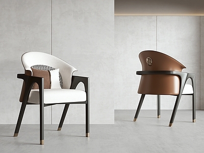 新中式餐椅 新中式餐椅 单椅 椅子 书桌椅