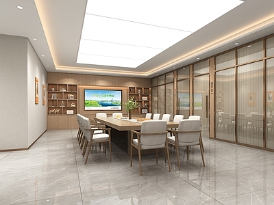 现代银行 现代洽谈室 多功能室 会客厅 接待室