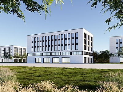 现代办公楼 多层办公