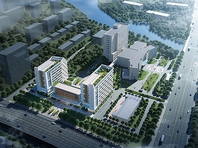 现代新中式医院建筑 医养结合 养老