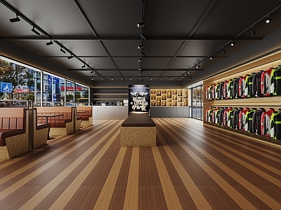 现代服装店 机车服装店