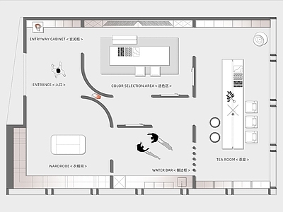 家具展厅 定制展厅 全屋定制门店 工厂展厅 轻高定 施工图