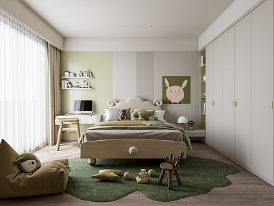 现代通用儿童房 现代儿童房