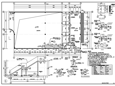 现代其他建筑 垃圾处理转运车间 施工图