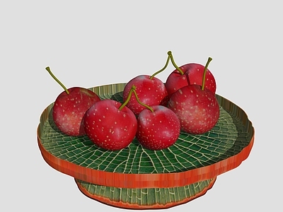 水果蔬菜 水果 山楂 碟子