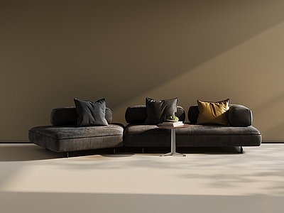 现代轻奢双人沙发 休闲沙发 模块沙发