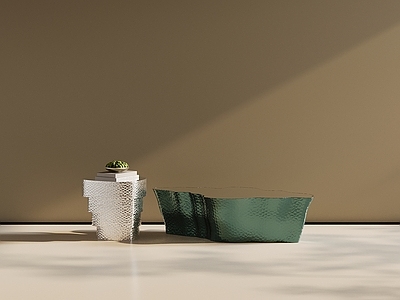 现代轻奢茶几 金属茶几 茶几组合