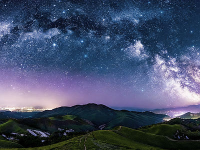 现代天空HDR 夜景星空HDR 宇宙星空HDR 夜景HDR