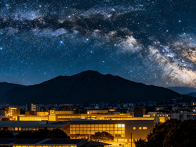 现代天空HDR 夜景星空HDR 宇宙星空HDR 夜景HDR