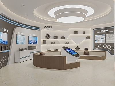 现代大厅 展厅 接待室 前台