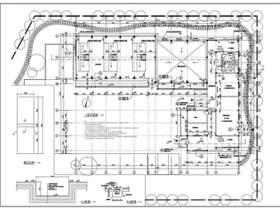 现代其他建筑 垃圾处理站 施工图