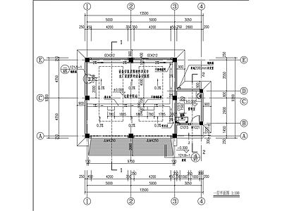 现代其他建筑 垃圾处理中转站 施工图
