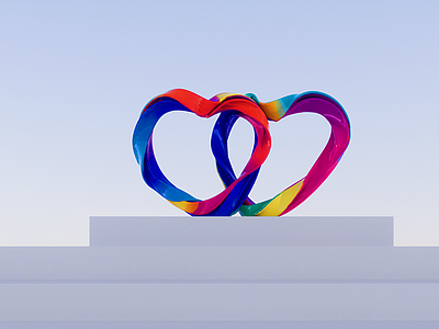 现代雕塑 创意爱心雕塑 结婚雕塑 爱情雕塑小品 创意景观雕塑 室外雕塑小品