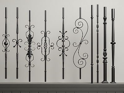 法式栏杆 法式栏杆 立柱 楼梯护栏