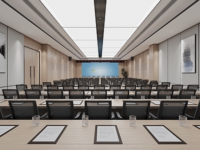 现代会议室 现代 会议室 多功能会议室